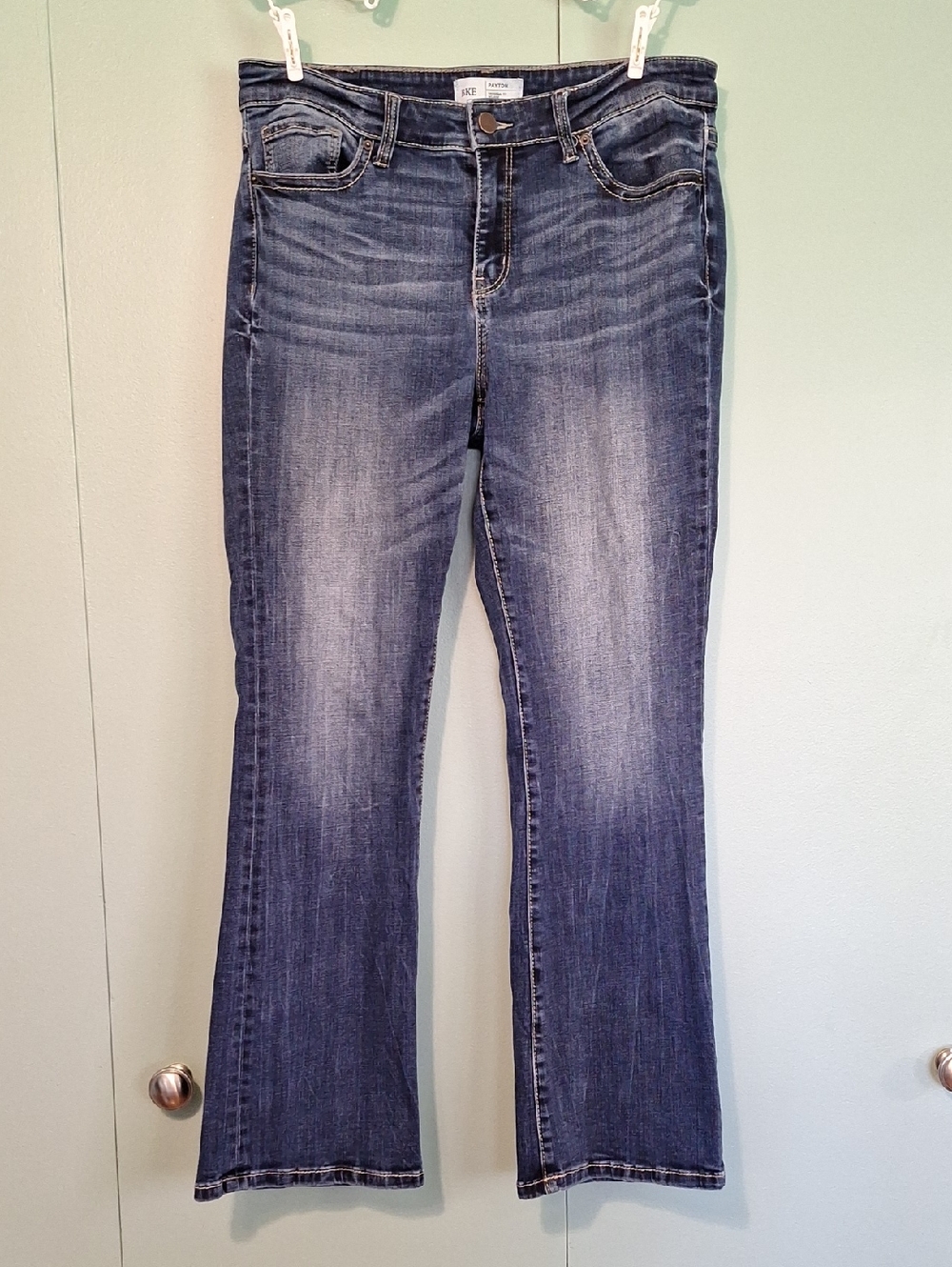 Bke Payton Universal Fit Mid Rise Bootcut Size 30